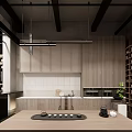 Modern Specialty Store Interior With Display Walls And Polished Marble Flooring