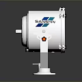 White SAKURA Industrial Mechanical Device With Stand And Control Knobs