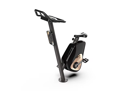 Modern Exercise Bike For Home Fitness Training With Ergonomic Design And Digital 3d model