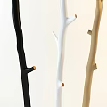 Decorative Stone Wood Branches in Various Colors for Modern Interior Decoration