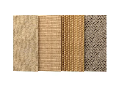 Wooden Wall Panels with Various Textures and Designs for Interior Decoration 3d model