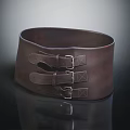Stylish Leather Belt With Double Buckle Design High Quality Adjustable Waist Accessory