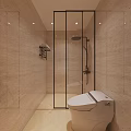 Modern Hotel Guest Room with Twin White Beds Wooden Flooring Wall TV and Dressing Table