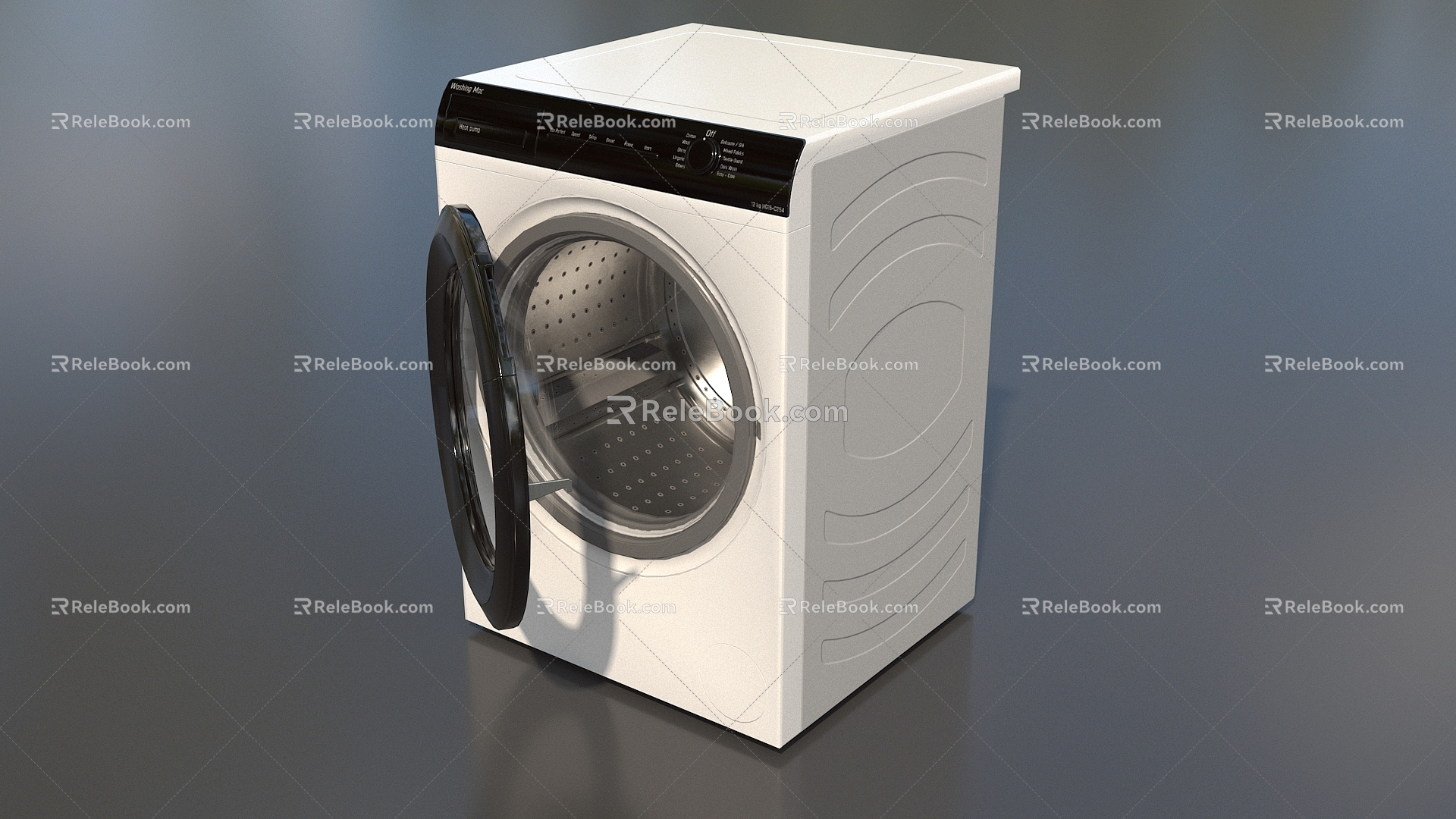 Washing Machine Drum Washing Machine Fully Automatic Washing Machine Simple Model Washing Machine Low Model Low Face Number Washing Machine Game Washing Machine Super Realistic Video Level 3d model