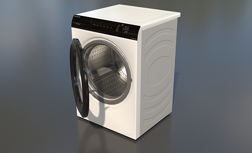 Washing Machine Drum Washing Machine Fully Automatic Washing Machine Simple Model Washing Machine Low Model Low Face Number Washing Machine Game Washing Machine Super Realistic Video Level 3d model