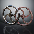 Hardware Tools Metal Handwheels With Stainless Steel And Rusty For Industrial Machinery Operation