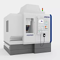 Modern CNC machine tool equipment 3d model