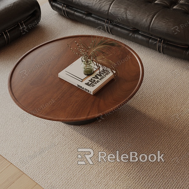 Modern coffee table model