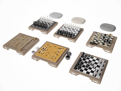 Modern Chessboard 3d model