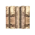 Natural Stone Wall Panels With Textured Rustic Surface For Interior Decorative Use 3d model