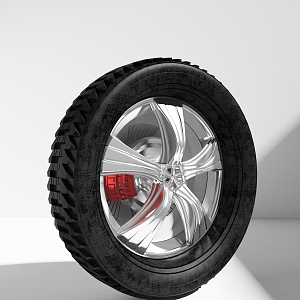 Modern Wheels 3d model