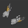 Modern Manipulator Robot Arm Mechanical Arm Robot Arm Robot Head 3d model