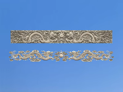 Double Dragons Play with Beads 3d model