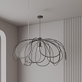 Modern chandelier 3d model