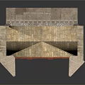 Traditional Stone Brick Archway With Wooden Gates Metal Grid And Decorative Details
