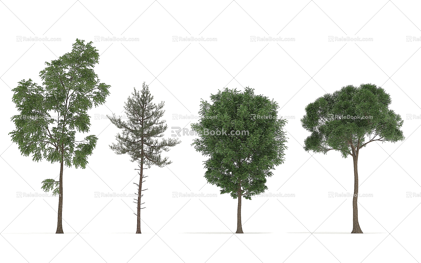 landscape tree 3d model