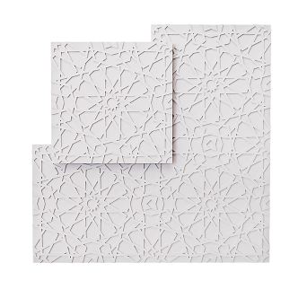 Modern wall plaster decoration 3d model