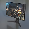 Display screen IPS screen computer display low-mode display simple-mode low-face number display game display high-precision super-realistic 3d model