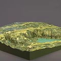Commercial 3D Terrain Model Equipment For Geographic Topographic