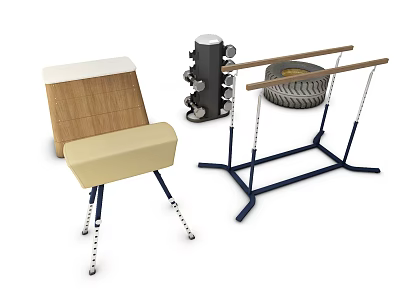 Fitness Equipment 3d model Fitness Equipment 3d model
