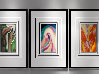 modern abstract painting abstract decorative painting 3d model modern abstract painting abstract decorative painting 3d model