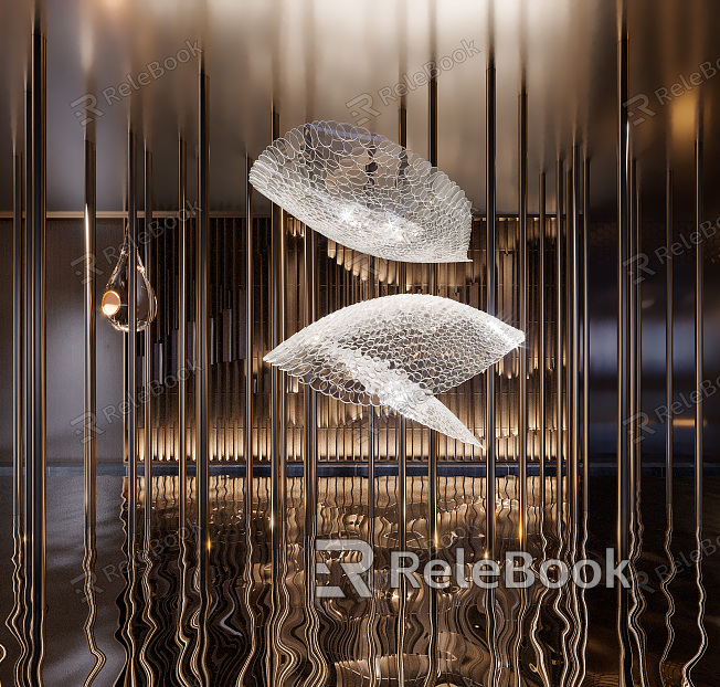 Light Luxury Chandelier Hotel Decorative Chandelier model