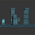 Columns Stone Columns Stone Columns Old Columns Roman Columns Roman Columns Classical Columns Greek Columns 3d model
