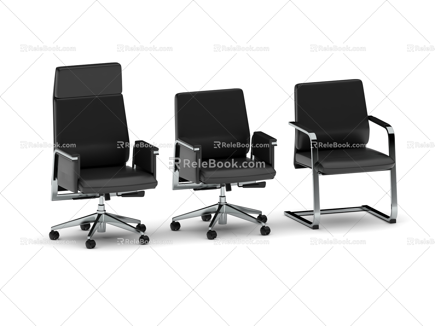 Office Chair Manager's Chair Meeting Chair Class Chair Front Chair Conference Chair 3d model