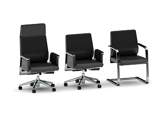 Office Chair Manager's Chair Meeting Chair Class Chair Front Chair Conference Chair 3d model