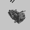 Steampunk Kart 3d model