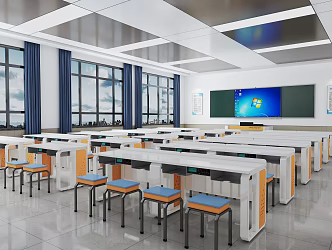 Modern Laboratory 3d model