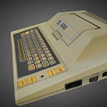 retro typewriter 3d model