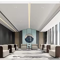 VIP Reception Room Modern Reception Room 3d model