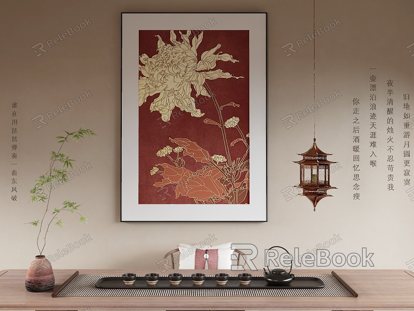 New Chinese Decorative Painting model