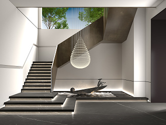 Modern Stairs 3d model