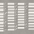 Assorted Plaster Moldings in Multiple Decorative Styles and Profiles for Interior Design 3d model