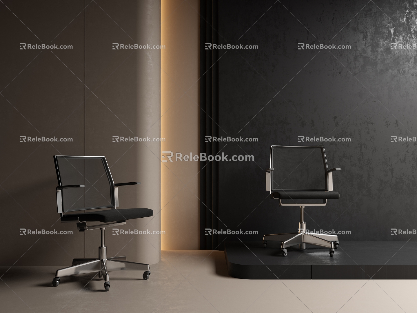 Modern Office Chair Minimalist Office Chair 3d model