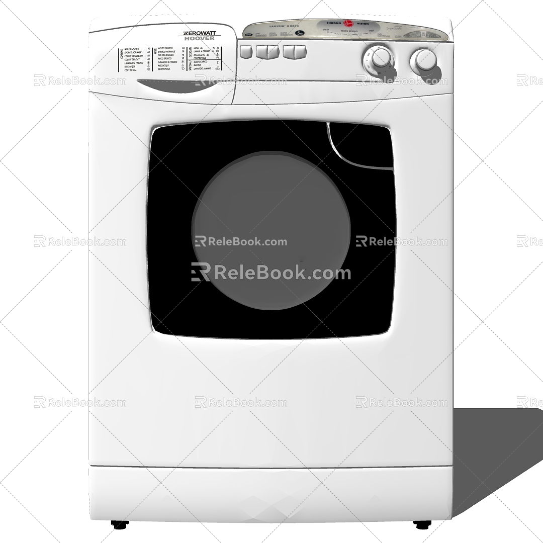 Modern washing machine model