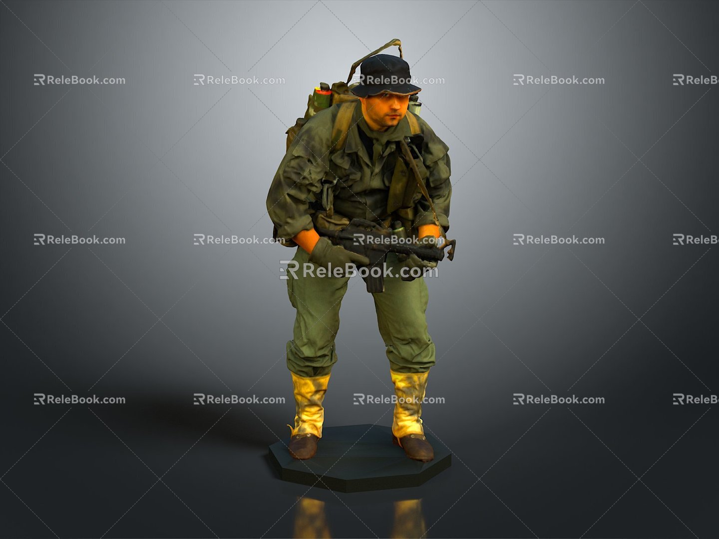 Special Forces Special Forces Special Army Special Warriors Rapid Reaction Force Soldiers Warriors 3d model