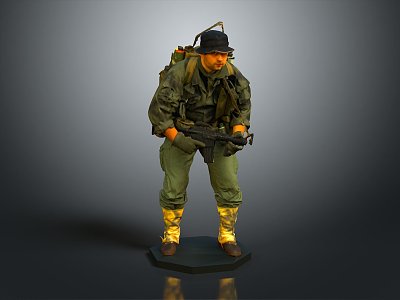 Special Forces Special Forces Special Army Special Warriors Rapid Reaction Force Soldiers Warriors 3d model