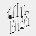 Modern Microphone Mike 3d model