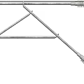 Train Mechanical Structure With Metal Connecting Rods And Supportive Frameworks