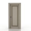 Jianou solid wood door interior door door 3d model