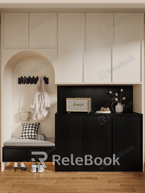 Cream style French cabinet model