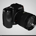 Leica Digital Camera With Black Body And 50mm Professional Lens