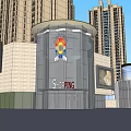 Modern High rise Residential Buildings Exterior Design Featuring Commercial Podium And Glass Curtain Walls