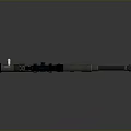 Detailed Modern Tactical Sniper Rifle With Mounted Scope And Metal Barrel Design