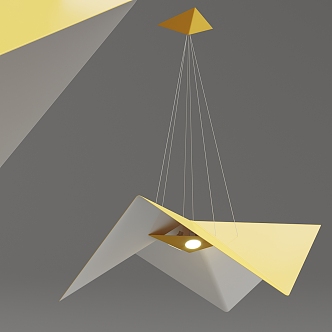 Modern chandelier geometric chandelier 3d model