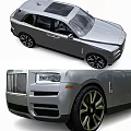 Luxury Rolls Royce SUV With Silver Exterior Design And Sleek Alloy Wheels
