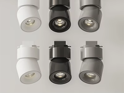Downlights Spotlights White Black Gray Modern Home Ceiling Lighting Fixtures 3d model